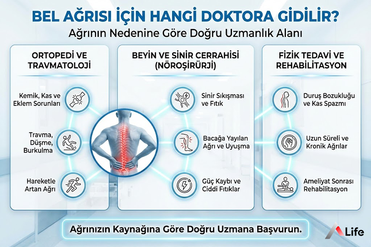 Bel Ağrısına Hangi Bölüm Bakar?